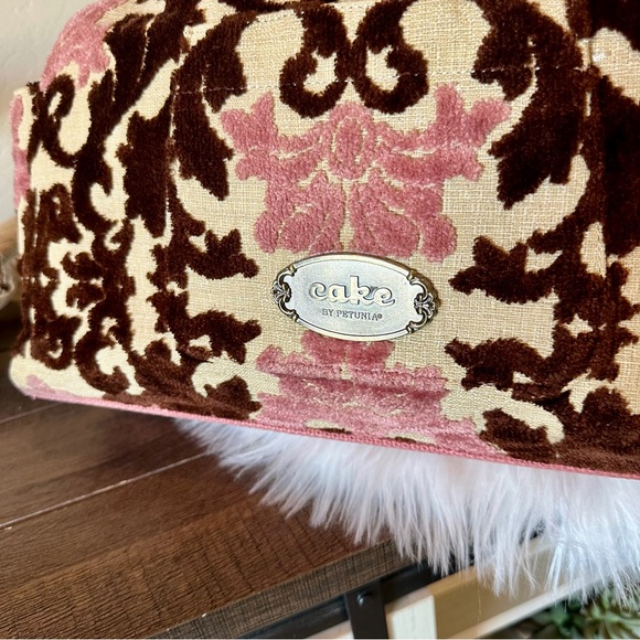 Cake By Petunia Pink & Brown Bag Diaper Bag- new without tags - Picture 2 of 8